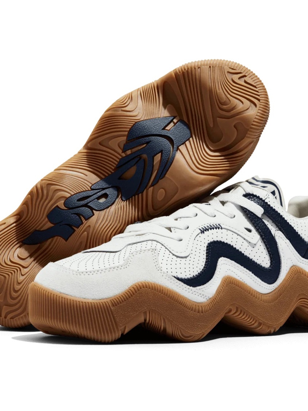 MSCHF V2.Wave white cream and navy MSCHF015 men’s size 12